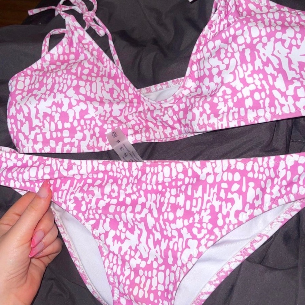 Shein pink bikini